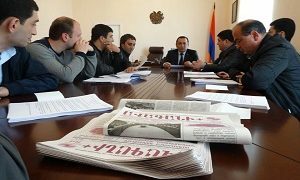 Գորիսի ավագանու հերթական նիստին 14 ավագանու  անդամից ներկա էր 9-ը